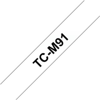 TCM91 BROTHER PTOUCH 9mm KLAR MATT-SCHW