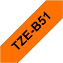 TZEB51 BROTHER PTOUCH 24mm ORANGE-SCHW