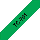 TC701 BROTHER PTOUCH 12mm GRUEN-SCHW