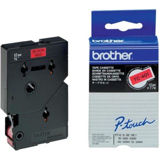 TC401 BROTHER PTOUCH 12mm ROT-SCHWARZ