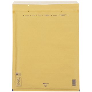 Luftpolstertaschen Nr. 10, 350x470 mm, goldgelb/braun, 50 Stück