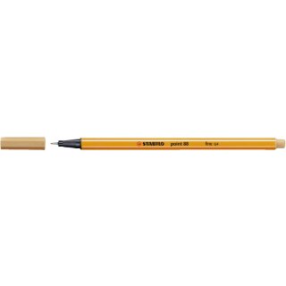 Fineliner point 88® - 0,4 mm, ocker hell