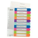 Leitz Plastikregister WOW, 1-10, A4, PP, 10 Blatt, farbig