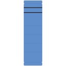 Ordner Rückenschilder - breit/kurz, 10 Stück, blau
