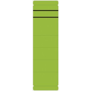 Ordner Rückenschilder - breit/kurz, 10 Stück, grün