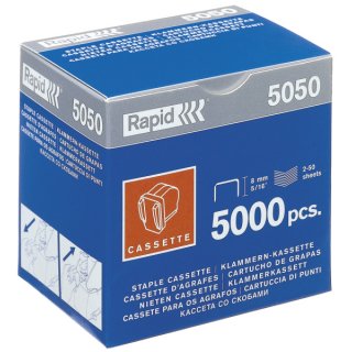 Heftklammern 5050 - Kassette für elektrisches Heftgerät 5050e, 5000 Stück
