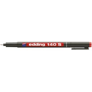 140 S - OHP-Marker, permanent, 0,3 mm, rot