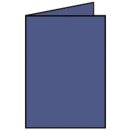 Coloretti Doppelkarte - A6 hoch, 5 Stück, jeans