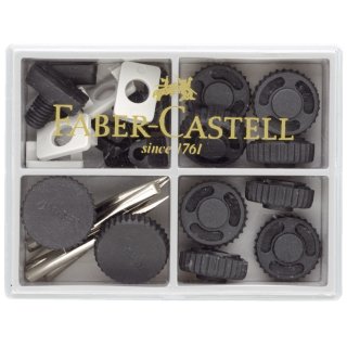 Zirkelersatzteilkästchen, für alle Faber-Castell Zirkel