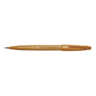 Faserschreiber Sign Pen Brush - Pinselspitze, ocker