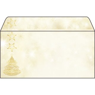 Sigel® Weihnachts-Umschlag "Graceful Christmas" - DIN lang (110x220 mm), 50 Umschläge
