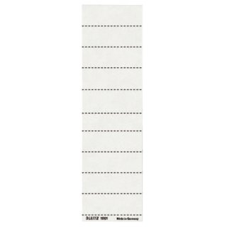 1901 Blanko-Schildchen - Karton, 100 Stück, weiß
