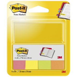 Page Marker - Neonfarben, 20 x 38 mm