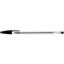 Kugelschreiber Cristal® Medium, 0,4 mm, schwarz
