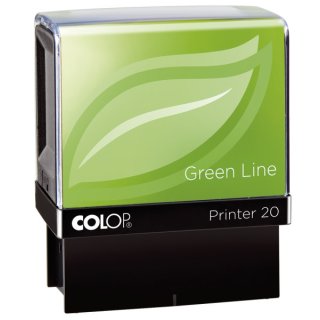 Printer 20 Green Line - max . 4 Zeilen, 14 x 38 mm