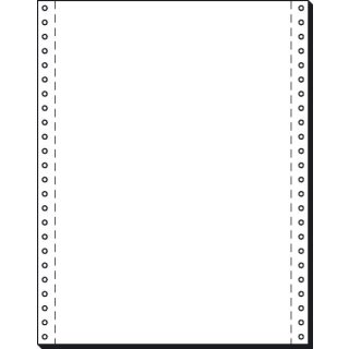 DIN-Computerpapier, 1fach, 12"x240 mm (A4 hoch), längsperforiert, 2000 Blatt