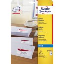Avery Zweckform® J8159-25 Adress-Etiketten, 63,5 x 33,9 mm, 25 Blatt/600 Etiketten, weiß