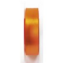 Doppelsatinband - 25 mm x 25 m, orange