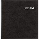 Zettler Buchkalender 786 - 1 Woche / 2 Seiten, 21 x 21 cm, schwarz