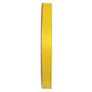 Basic Taftband - 10 mm x 50 m, gelb