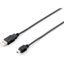 USB 2.0 Cable Type A Male to Mini-B Male