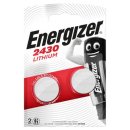 Knopfzellen-Batterie CR2430 2ST weiß/rot