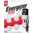 Knopfzellen-Batterie CR2032 6ST weiß/rot