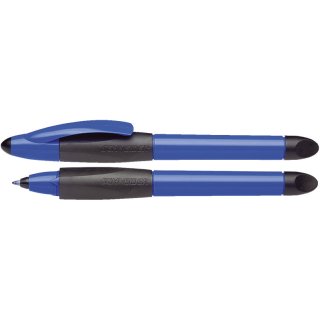Patronenroller BASE BALL, Rollerball-Spitze, blau mit schwarzem Griffstück