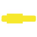 Leitz 6030 Stecksignal, Hartfolie, 50 Stück, gelb