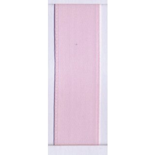 Doppelsatinband - 3 mm x 50 m, rosa