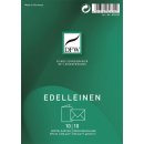 Doppelkarte Edelleinen - A6 hoch, 10 Karten/10...