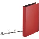 Esselte Ringbuch, A4, PP, 4 Ringe, 25 mm, rot