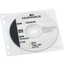 DURABLE CD/DVD Hülle COVER FILE, 1 CD/DVD mit Booklet oder 2 CD/DVDs, 10St