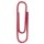 Briefklammer, Metall, kunststoff&uuml;berzogen, 26 mm, rot, Dose 1000 St&uuml;ck