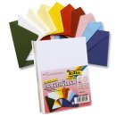 Briefumschlag - C 6, 10 Farben sortiert,  120 g/qm, 50 Stück