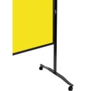 Moderatorentafel klappbar 150x120cm gelb