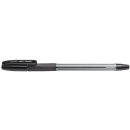 Kugelschreiber M, gummierte Griffzone, 0,4 mm, schwarz,...