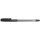 Kugelschreiber M, gummierte Griffzone, 0,4 mm, schwarz,  BPS-GP-M-B