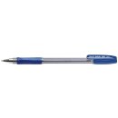 Kugelschreiber M, gummierte Griffzone, 0,4 mm, blau,  BPS-GP-M-L