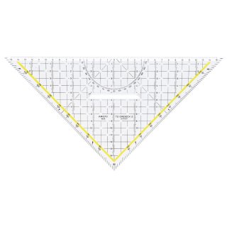 Zeichendreieck TZ-Dreieck®, Plexiglas® mit Griff, 325 mm, glasklar