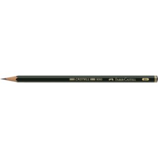 Bleistift CASTELL® 9000 - 6H, dunkelgrün