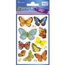 Z-Design 4462, Deko Sticker, Schmetterlinge, 3 Bogen/30 Sticker