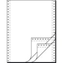 DIN-Computerpapier, 3fach, 12"x240 mm (A4 hoch), SD, längsperforiert, 600 Sätze