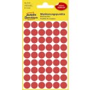 3141 Markierungspunkte - Ø 12 mm, 5 Blatt/270 Etiketten, rot