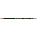 Bleistift CASTELL® 9000 mit Radierer HB, Schaftfarbe:...