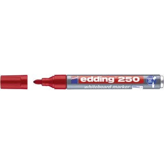 250 Boardmarker - nachfüllbar, 1,5 - 3 mm, rot