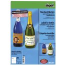 Sigel® Flaschenetikett 80x120 20St glossy