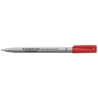 Feinschreiber Lumocolor® Universalstift non-permanent, F, rot