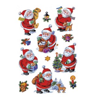 3888 Sticker DECOR Lustiger Nikolaus