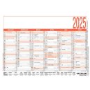 Tafelkalender - A6 quer, 6 Monate / 1 Seite, Karton...